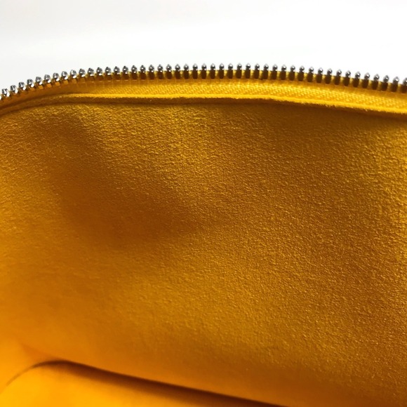 Louis Vuitton Epi Alma Tote Bag Handbag Leather Mimosa Orange Yellow - Picture 12 of 15